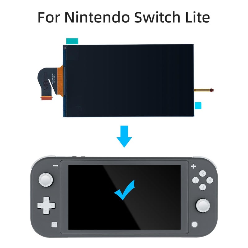 Wigearss Replacement LCD Screen for N Switch Lite, LCD Screen Display Panel Whit Screen Protector Repair kit for Switch Lite - Image 2